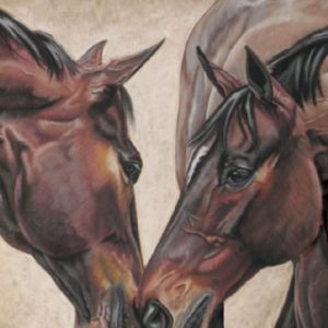 horse kiss