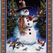 snowman plaid