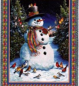 snowman plaid