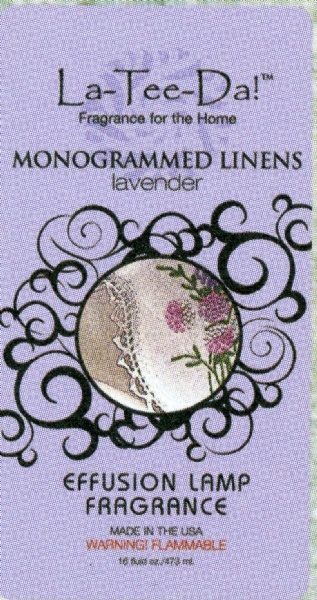 monogrammed linen