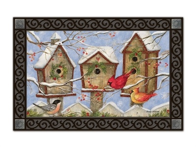 christmas birdhouses