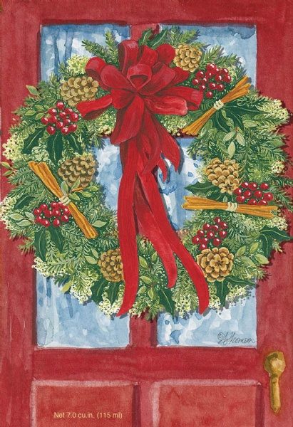 red door wreath