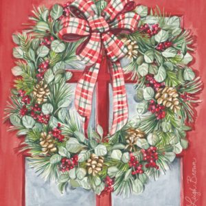 red door wreath