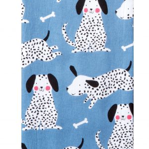 wags - chiens sur bleu