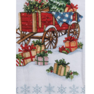 home for Christmas  - wagon