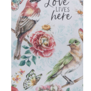 garden butterfly - love lives here