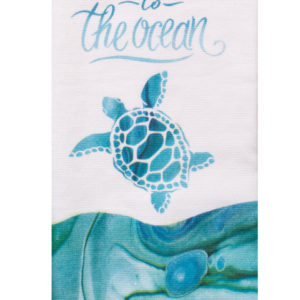 coastal tranquility - sea turtle