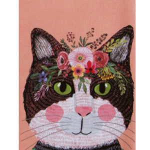 flowers everywhere - cat